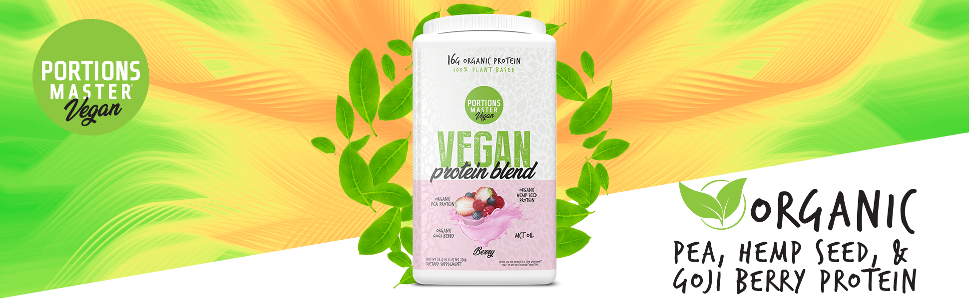 Berry Protein Blend Banner